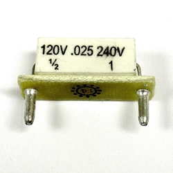 Plug-In Horsepower Resistor (9841) unidad 0.025 ohms