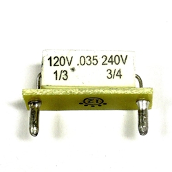 Plug-In Horsepower Resistor (9840) unidad 0.025 ohms