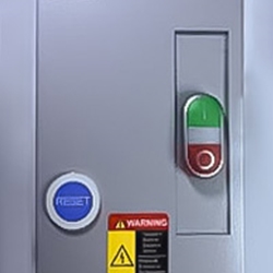 Magnetic motor starter push button switch 12.5HP 480V, 3PH, 220V, 18A coil