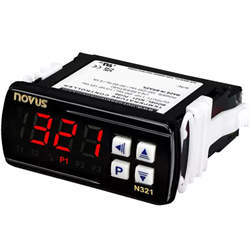 8032101012 NOVUS N321 Pt100 Temperature Controller, 1 Relay