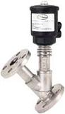 Angle Seat Valve - Stainless Steel Flange Normally Closed