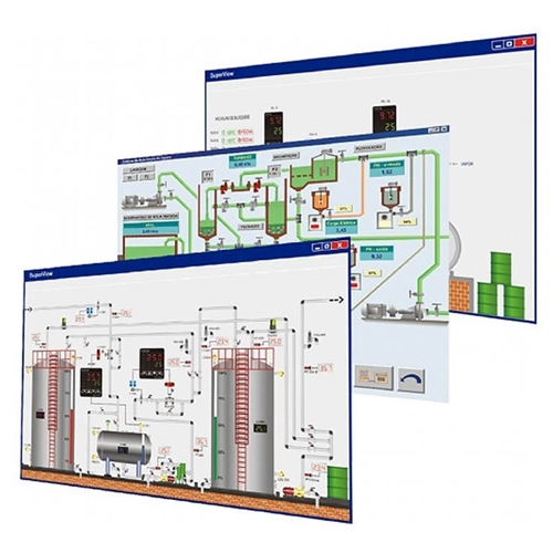8845000083 NOVUS SuperView SCADA Software, License for 3 remote clients (Hardkey)