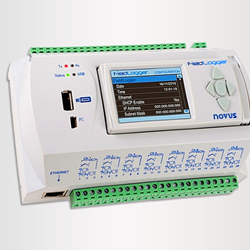 8812191904 NOVUS FieldLogger 512k 24V + HMI Ethernet, USB 2xRS485 Data Logger
