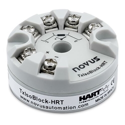 8806000410 Novus TxBlock-USB 2-wire head mount temp. transmitter 4-20mA out