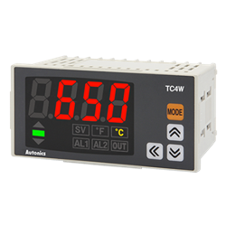 TC4W-N4N Autonics Temp Indicator, DIN W96 X H48mm, Single display 4 Digit, PID Control, without control output, Power supply 100-240VAC~ 50/60Hz