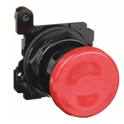 E34LB2-1X Eaton Corrosion Resistant Mushroom Push Button Head Red, 1NO/NC 30mm.