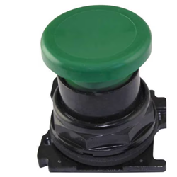 E34LB3-1X  Eaton Heavy Duty  Mushroom Push Button Head Green, 1NO/NC 30mm.