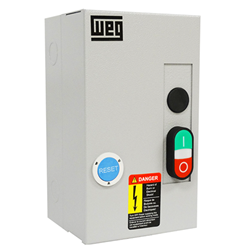 Magnetic motor starter push button switch 12.5HP 480V, 3PH, 220V, 18A coil
