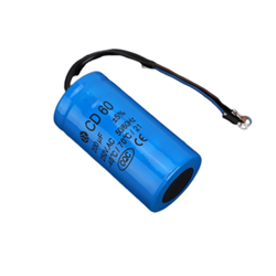 CD60 capacitor with Wire lead 250uf 250VAC
