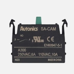 Autonics SA-CAM Modular Contact Block, 1NO A Contact for S2/S3 Control Switches