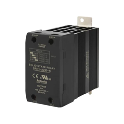 Autonics SRH1-A230-N Solid State Relay with Integrated Heat Sink, Single-Phase Analog-Input, 30 A, 100–240 VAC