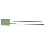 LED,GREEN DIFFUSED RECTANGLE